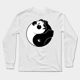 Cannonball Panda / Yin and Yang Panda Long Sleeve T-Shirt